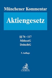 Abbildung von: Münchener Kommentar zum Aktiengesetz: AktG - Band 2 - C.H.BECK