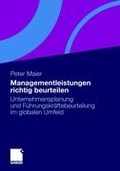 Cover: Managementleistungen richtig beurteilen - Springer Gabler
