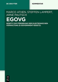 Abbildung von: EGovG - De Gruyter