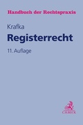 Cover: Registerrecht - C.H.BECK