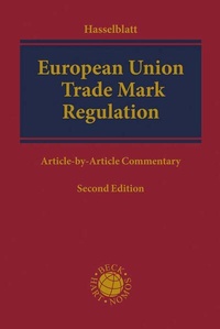Enlarge image Cover: European Union Trade Mark Regulation - C.H.BECK