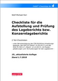 Cover: Checkliste 4 f&uuml;r die Aufstellung und Pr&uuml;fung des Lageberichts bzw. Konzernlageberichts - IDW