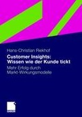 Cover: Customer Insights: Wissen wie der Kunde tickt - Springer Gabler