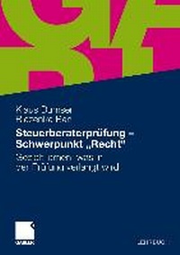Abbildung von: Steuerberaterprüfung - Schwerpunkt "Recht" - Springer Gabler