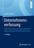 Cover: Unternehmensverfassung - Springer Gabler