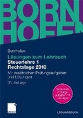Cover: L&ouml;sungen zum Lehrbuch Steuerlehre 1 Rechtslage 2010 - Springer Gabler