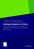 Cover: Geistiges Eigentum in China - Springer Gabler