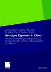 Enlarge image Cover: Geistiges Eigentum in China - Springer Gabler