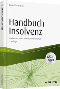 Abbildung von: Handbuch Insolvenz - mit Arbeitshilfen online - Haufe-Lexware