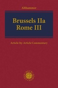 Cover: Brussels IIa - Rome III - C.H.BECK