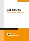 Bild: ADR / RID 2015 mit nationalen Vorschriften - Deutscher Bundes-Verlag