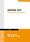Bild: ADR / RID 2017 mit nationalen Vorschriften - Deutscher Bundes-Verlag