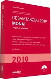 Abbildung von: Tabelle, Gesamtabzug 2019 Monat - Stollfuß
