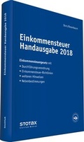 Cover: Einkommensteuer Handausgabe 2018 - Stollfu&szlig;