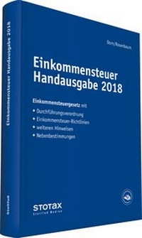 Abbildung von: Einkommensteuer Handausgabe 2018 - Stollfuß