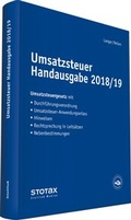 Cover: Umsatzsteuer Handausgabe 2018/19 - Stollfu&szlig;