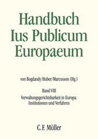 Abbildung von: Handbuch Ius Publicum Europaeum - Band VIII - C.F. Müller