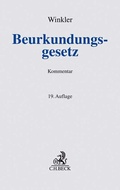 Bild: Beurkundungsgesetz: BeurkG - C.H.BECK