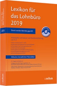 Abbildung von: Lexikon für das Lohnbüro 2019 - Rehm