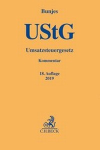 Abbildung von: Umsatzsteuergesetz: UStG - C.H.BECK