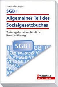 Abbildung von: SGB I - Allgemeiner Teil des Sozialgesetzbuches - Walhalla