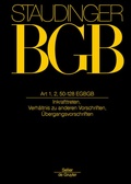 Cover: BGB: Kommentar zum B&uuml;rgerlichen Gesetzbuch mit Einf&uuml;hrungsgesetz und Nebengesetzen - Sellier - De Gruyter