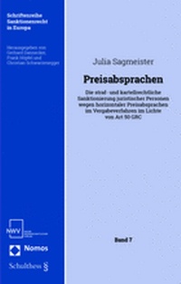 Abbildung von: Preisabsprachen - Nomos