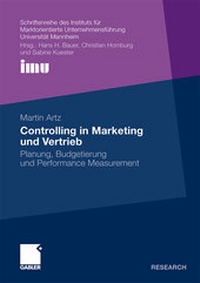 Abbildung von: Controlling in Marketing und Vertrieb - Springer Gabler