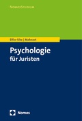 Cover: Psychologie f&uuml;r Juristen - Nomos