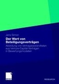 Cover: Der Wert von Beteiligungsvertr&auml;gen - Springer Gabler