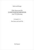 Cover: Recht und Energie - De Gruyter
