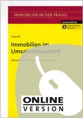 Cover: Immobilien im Umsatzsteuerrecht - NWB