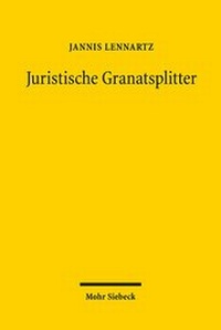 Abbildung von: Juristische Granatsplitter - Mohr Siebeck