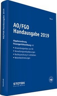Enlarge image Cover: AO/FGO Handausgabe 2019 - Stollfuß