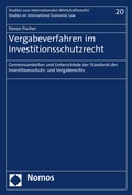 Cover: Vergabeverfahren im Investitionsschutzrecht - Nomos