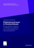 Cover: Patientenvertrauen in Krankenh&auml;user - Springer Gabler