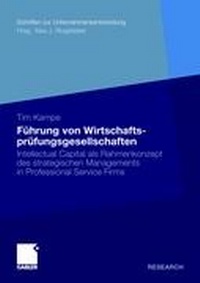 Abbildung von: Führung von Wirtschaftsprüfungsgesellschaften - Springer Gabler