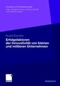 Cover: Erfolgsfaktoren der Innovativit&auml;t von kleinen und mittleren Unternehmen - Springer Gabler