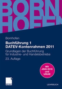 Abbildung von: Buchführung 1 DATEV-Kontenrahmen 2011 - Springer Gabler