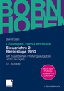 Bild: L&ouml;sungen zum Lehrbuch Steuerlehre 2 Rechtslage 2010 - Springer Gabler