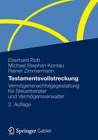 Abbildung von: Testamentsvollstreckung - Springer Gabler