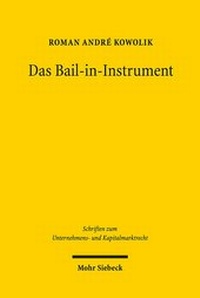 Abbildung von: Das Bail-in-Instrument - Mohr Siebeck