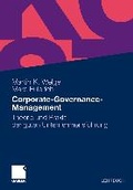 Cover: Corporate-Governance-Management - Springer Gabler