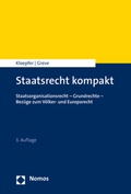 Cover: Staatsrecht kompakt - Nomos