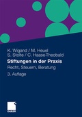 Cover: Stiftungen in der Praxis - Springer Gabler