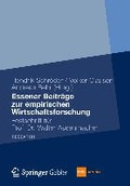 Cover: Beitr&auml;ge zur empirischen Wirtschaftsforschung - Springer Gabler