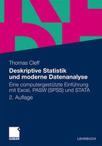 Enlarge image Cover: Deskriptive Statistik und moderne Datenanalyse - Springer Gabler