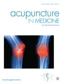 Abbildung von: Acupuncture in Medicine - Sage Publishing