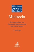 Cover: M&uuml;nchener Anwaltshandbuch Mietrecht - C.H.BECK