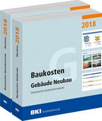 Bild vergrößern Bild: BKI Baukosten Gebäude + Bauelemente Neubau 2018 - Kombi Teil 1-2 - Rudolf Müller Verlag